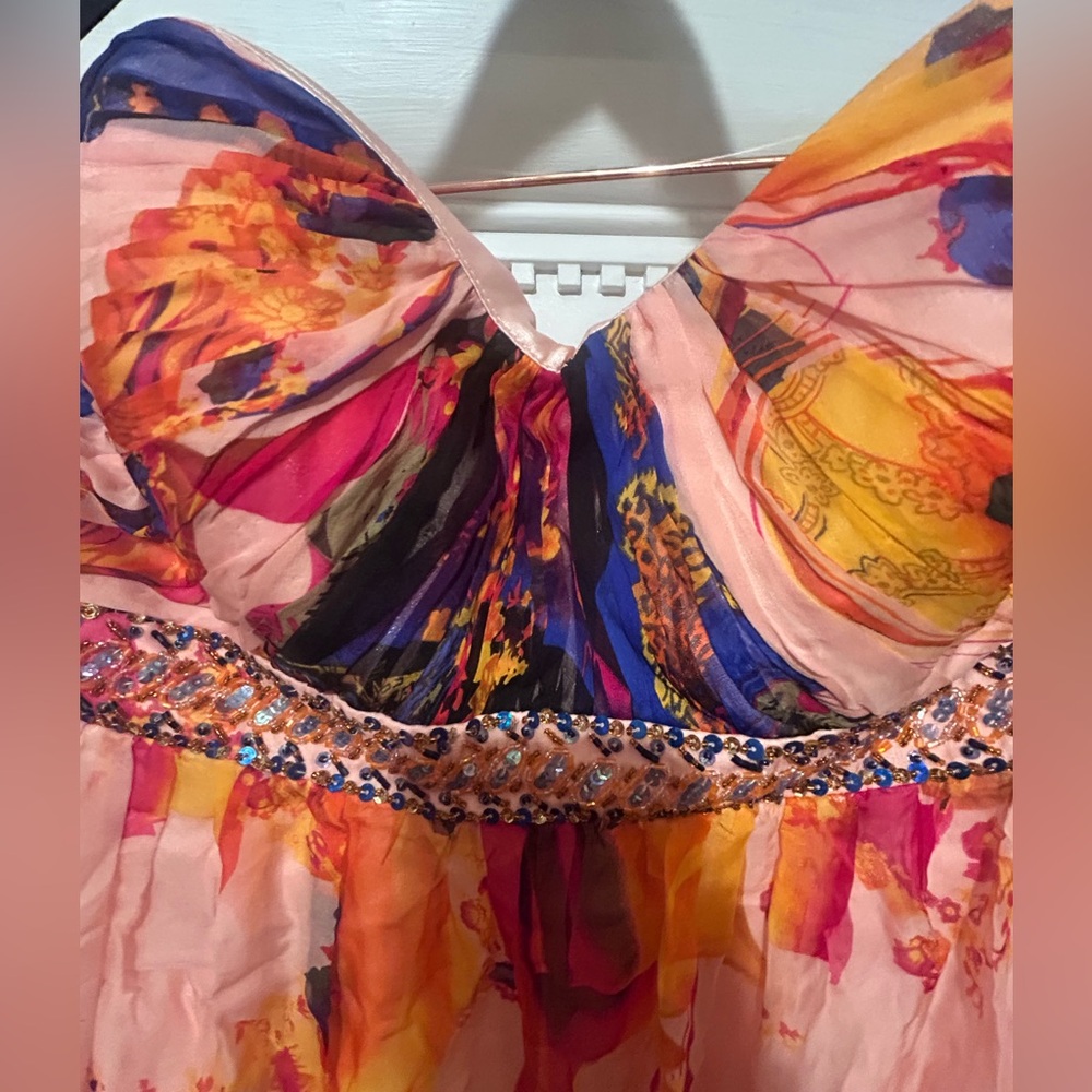 Morrell Maxie Multicolor Strapless Dress